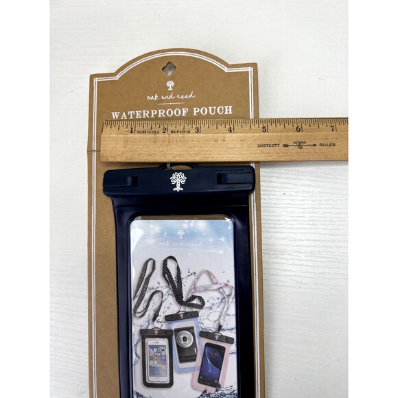 NWT Oak and Reed Waterproof Pouch Clear View Touch Screen Travel Beach Pool New - Picture 9 of 9